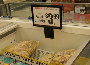 Goat Chunks?  Yummmmm