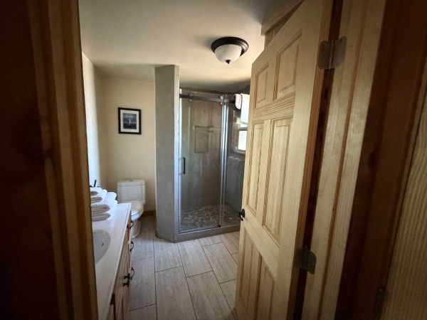 The cabin bathroom