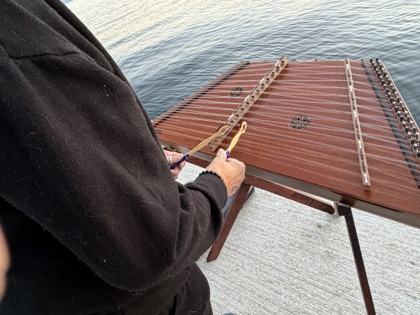 Playing at dawn