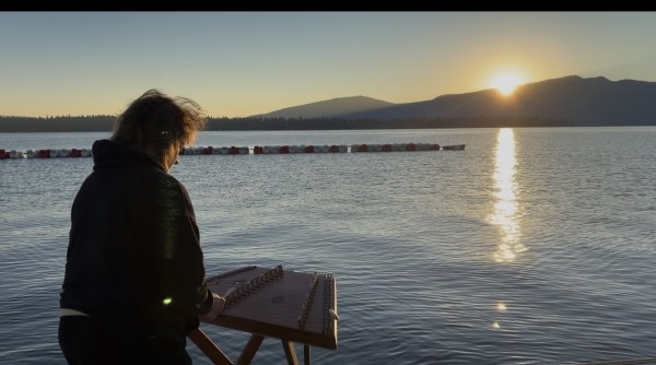 A still from the video - I'm playing Here Comes the Sun