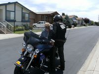 Riding to the Delta with Mom